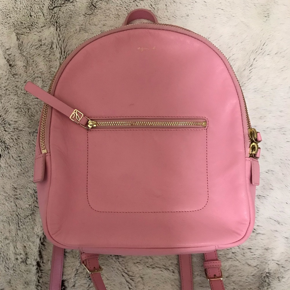 Agnes B. Mimi Leather backpack - Picture 16 of 16